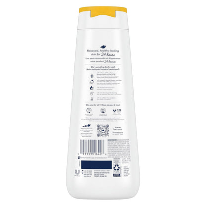 Dove Body Wash Glowing Mango & Almond Butter 4 Count for Renewed, Healthy-Looking Skin Gentle Skin Cleanser with 24hr Renewing MicroMoisture 20 oz - Renee Lane Company