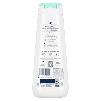 Dove Body Wash Sensitive Skin 4 Count Hypoallergenic, Paraben-Free, Sulfate-Free, Cruelty-Free, Moisturizing Skin Cleanser Effectively Washes Away Bacteria While Nourishing Skin 20 oz - Renee Lane Company