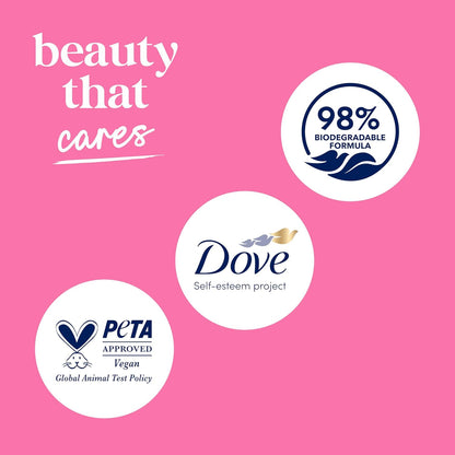 Dove Body Wash with Pump Renew Peony & Rose Oil For 24hr Lotion-Soft Skin Moisturizing Skin Cleanser with No Sulfates No Parabens 30.6 Oz - Renee Lane Company
