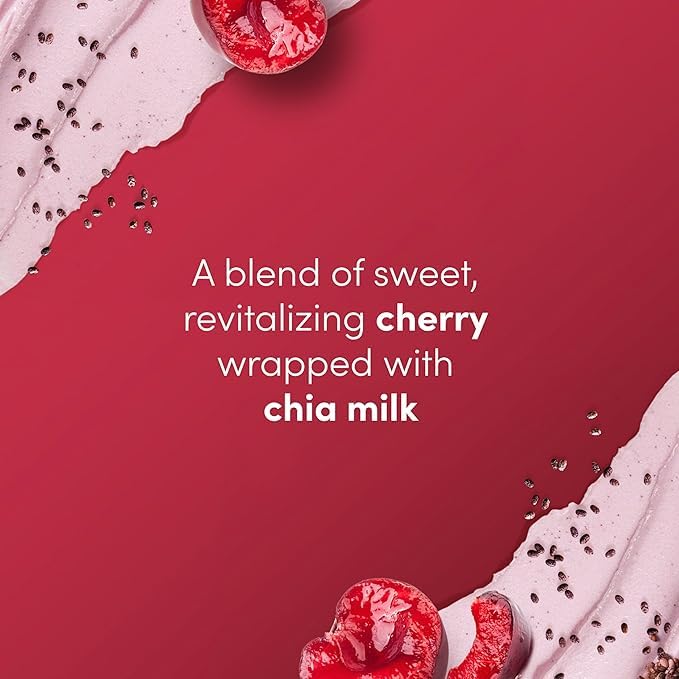 Dove Cherry & Chia Milk Body Scrub Exfoliates and Deeply Nourishes for Smooth, Radiant Skin 15 oz - Renee Lane Company