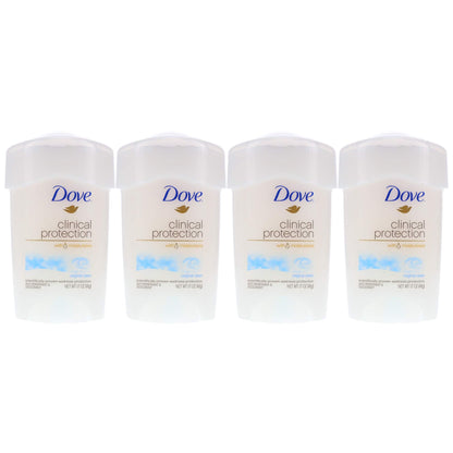 Dove Clinial Protection Deodorant Original Clean 1.7 oz (4 Pack) (Bundle) - Renee Lane Company