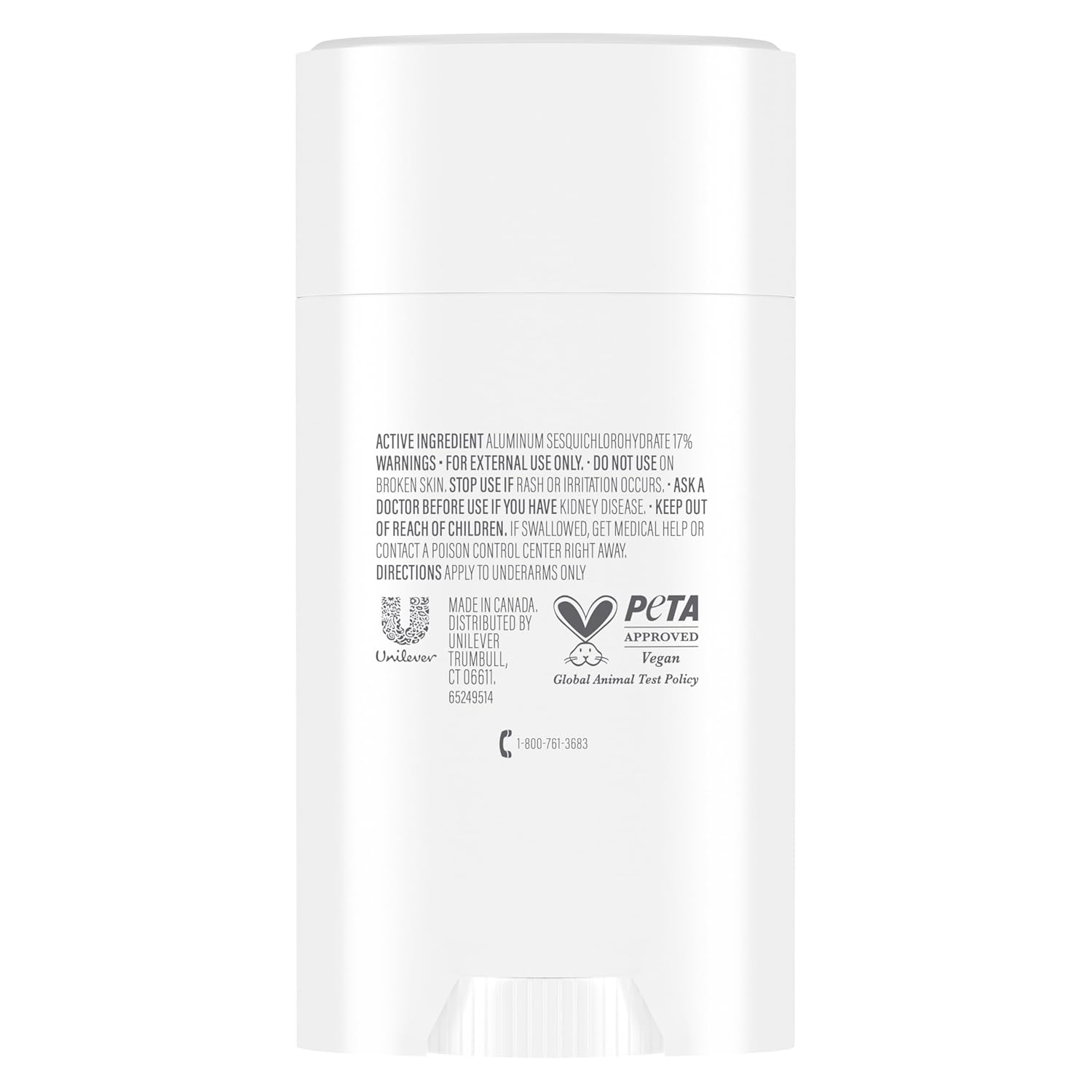 Dove Clinical + Care Antiperspirant Deodorant Invisible Solid Stick for Women Clean Soft for Sensitive Skin Hypoallergenic 2.6 oz - Renee Lane Company
