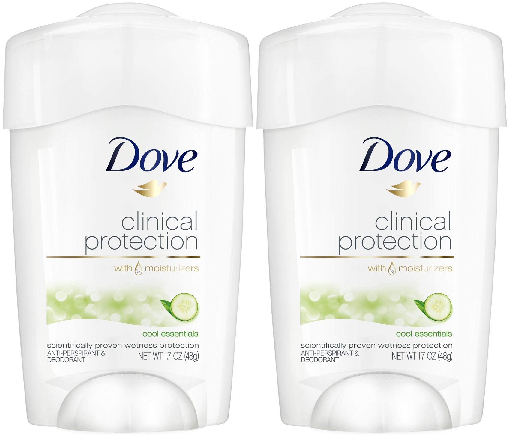 Dove Clinical Protection Antiperspirant Deodorant Cool Essentials 1.7 oz - Renee Lane Company