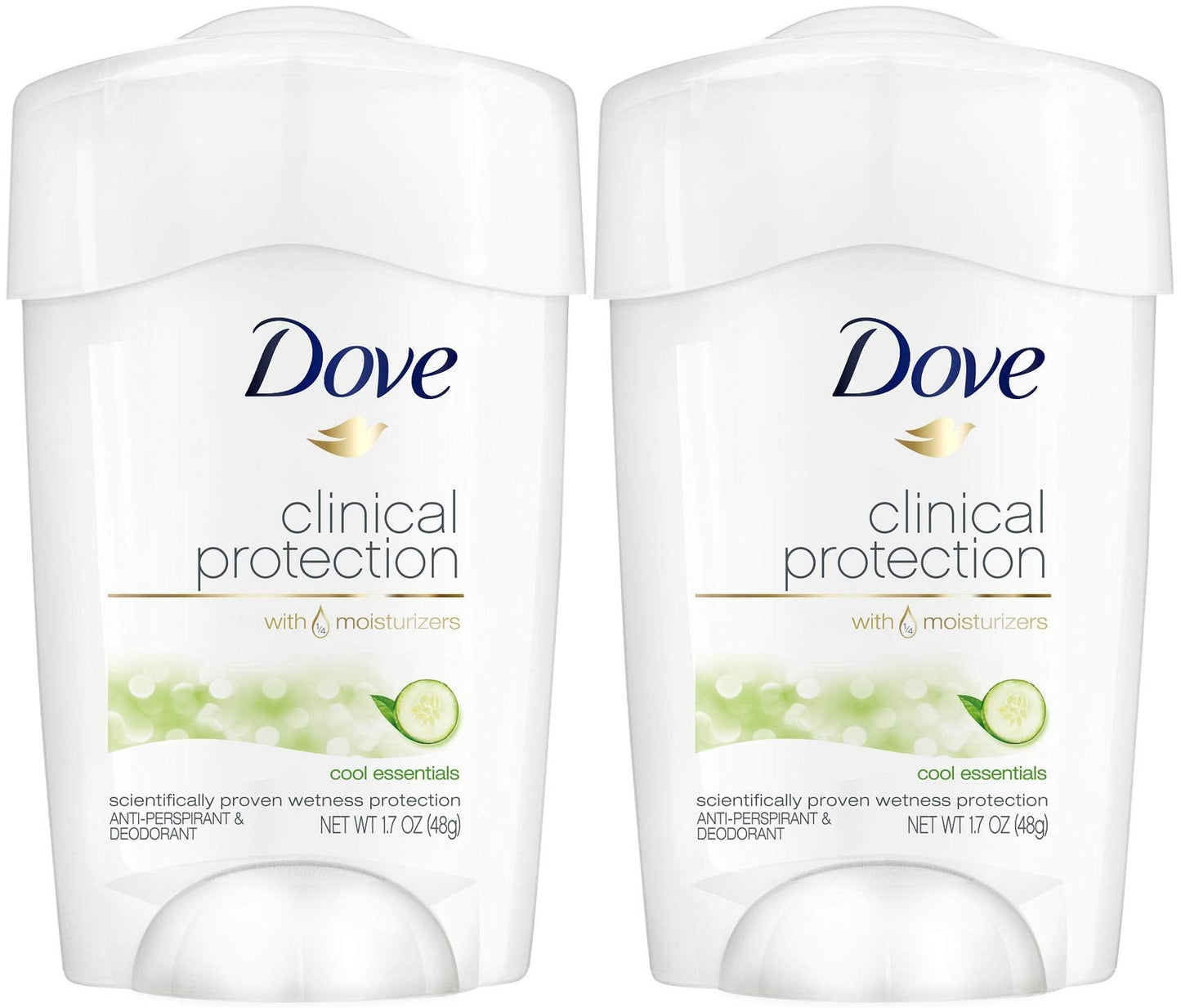 Dove Clinical Protection Antiperspirant Deodorant Cool Essentials 1.7 oz - Renee Lane Company