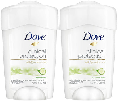 Dove Clinical Protection Antiperspirant Deodorant Cool Essentials 1.7 oz - Renee Lane Company