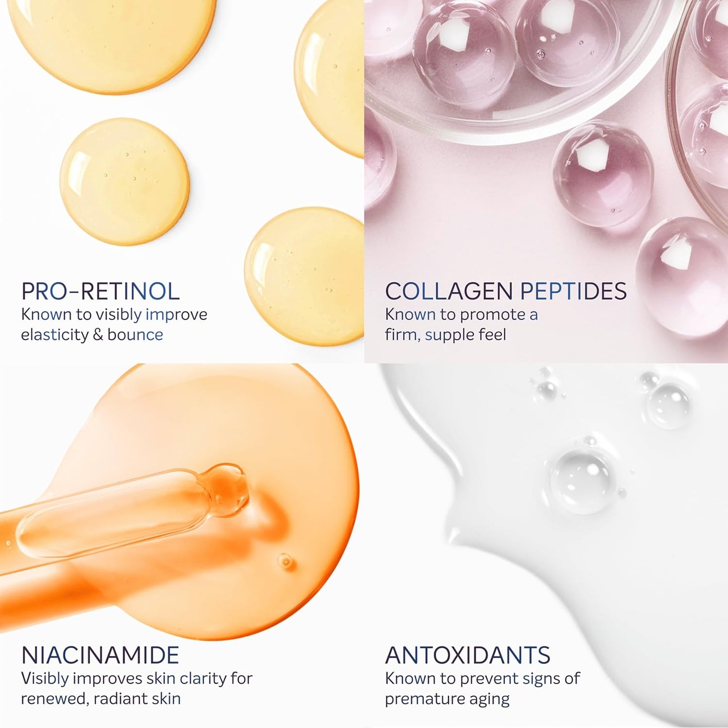 Dove Cream Serum Pro-Retinol + Firming for Elasticity and Firmness, with Collagen Peptides, Niacinamide and Antioxidants Lotion, 8 oz - Renee Lane Company