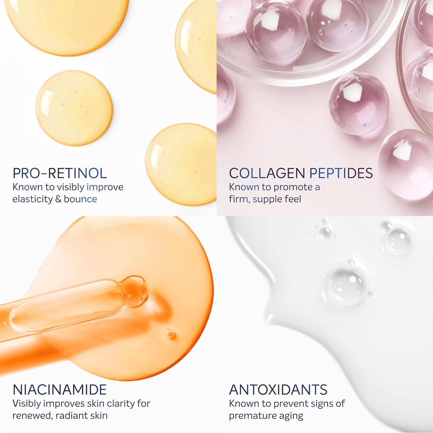 Dove Cream Serum Pro-Retinol + Firming for Elasticity and Firmness, with Collagen Peptides, Niacinamide and Antioxidants Lotion, 8 oz - Renee Lane Company