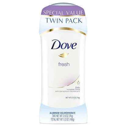 Dove Deodorant Fresh 2.6 oz Twin Pack - Renee Lane Company