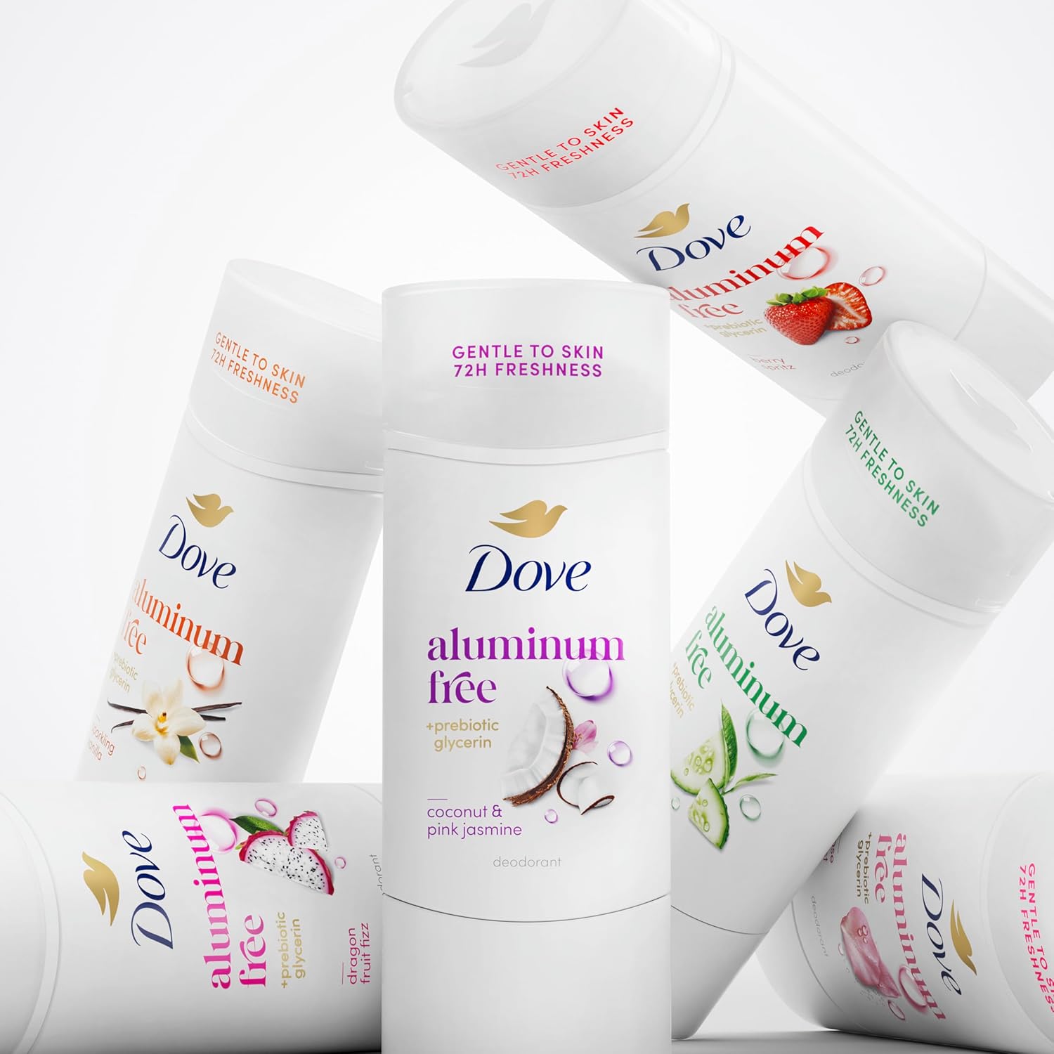 Dove Deodorant Stick Berry Spritz for 72 Hour Odor Protection Aluminum Free 2.4 oz - Renee Lane Company