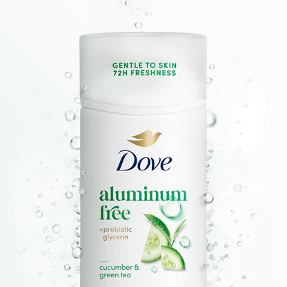 Dove Deodorant Stick Cucumber & Green Tea for 72 Hour Odor Protection Aluminum Free 2.4 oz - Renee Lane Company