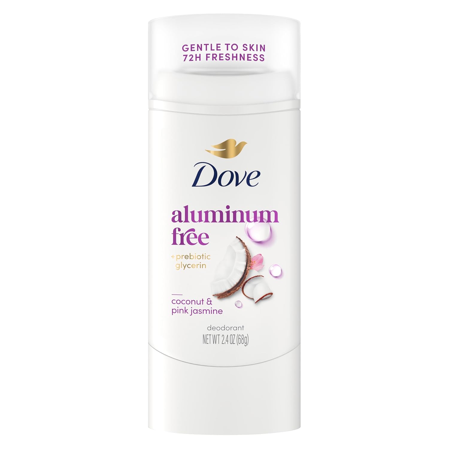 Dove Deodorant Stick for 72 Hour Odor Protection Coconut & Pink Jasmine Aluminum Free 2.4 oz - Renee Lane Company