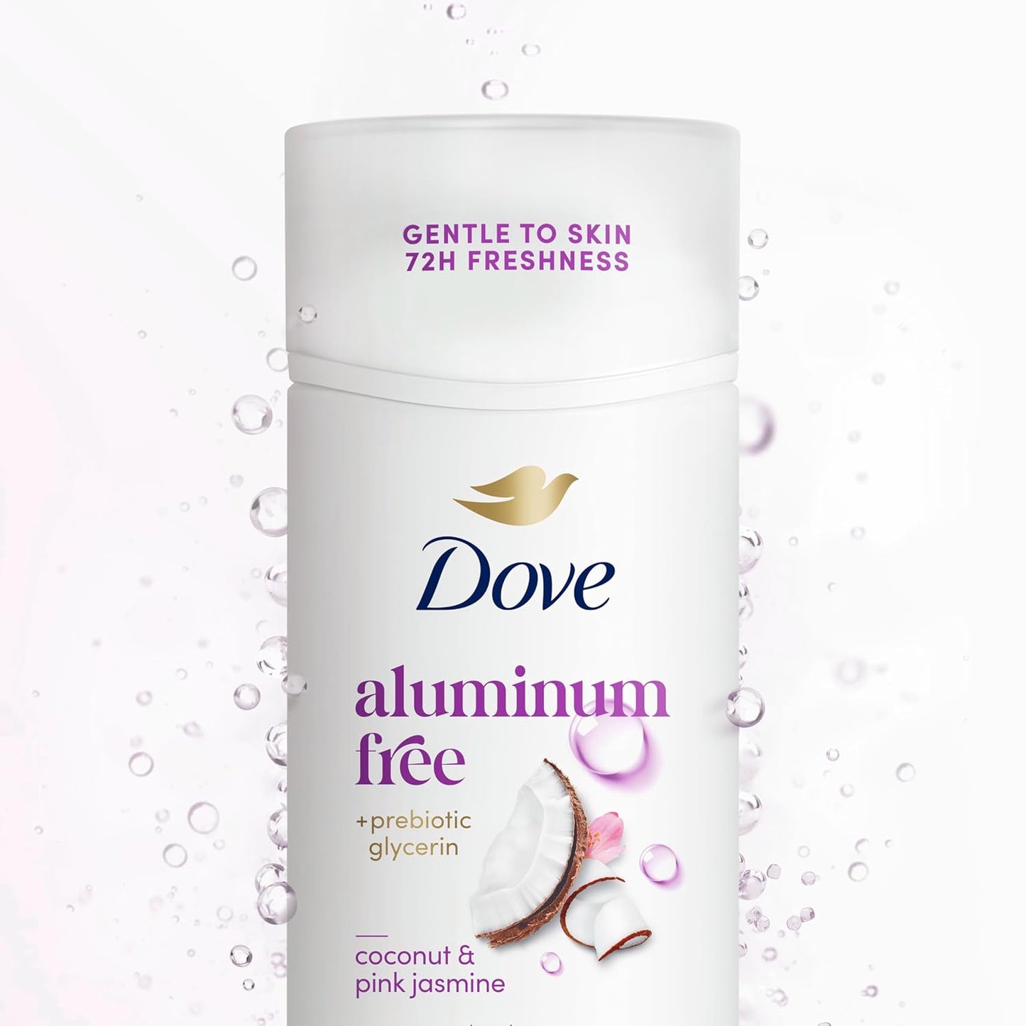 Dove Deodorant Stick for 72 Hour Odor Protection Coconut & Pink Jasmine Aluminum Free 2.4 oz - Renee Lane Company
