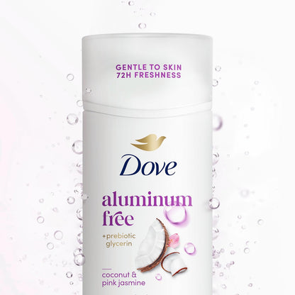 Dove Deodorant Stick for 72 Hour Odor Protection Coconut & Pink Jasmine Aluminum Free 2.4 oz - Renee Lane Company