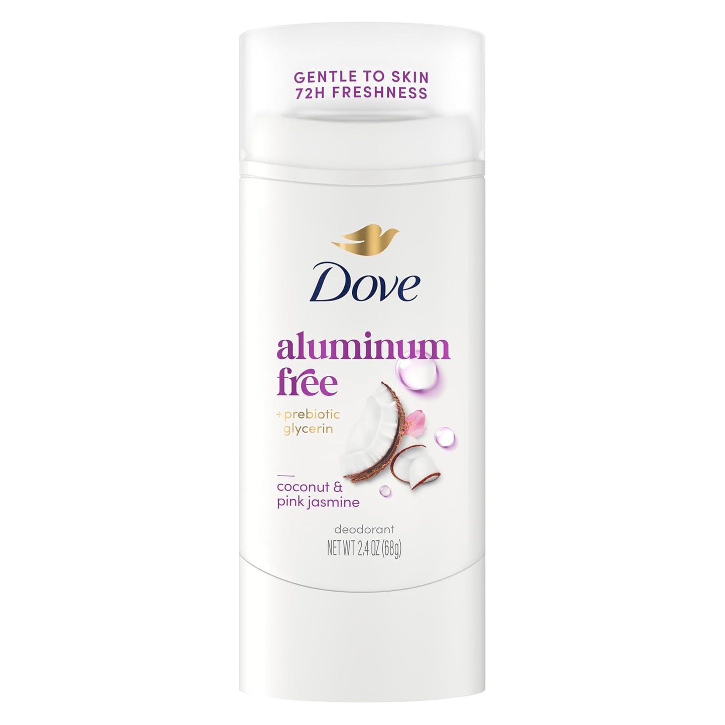 Dove Deodorant Stick for 72 Hour Odor Protection Coconut & Pink Jasmine Aluminum Free 2.4 oz - Renee Lane Company