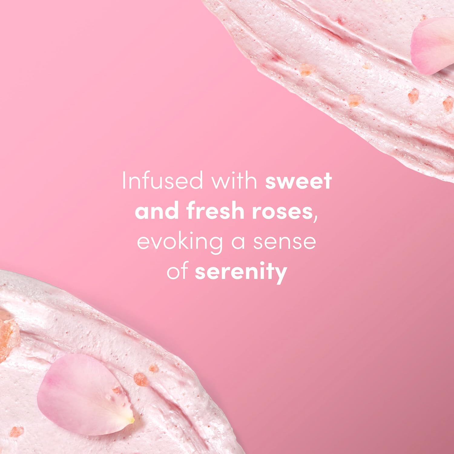 Dove Himalayan Salt & Rose Oil Body Scrub Exfoliates and Deeply Nourishes for Smooth, Radiant Skin 15 oz - Renee Lane Company
