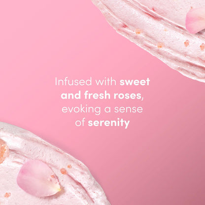 Dove Himalayan Salt & Rose Oil Body Scrub Exfoliates and Deeply Nourishes for Smooth, Radiant Skin 15 oz - Renee Lane Company