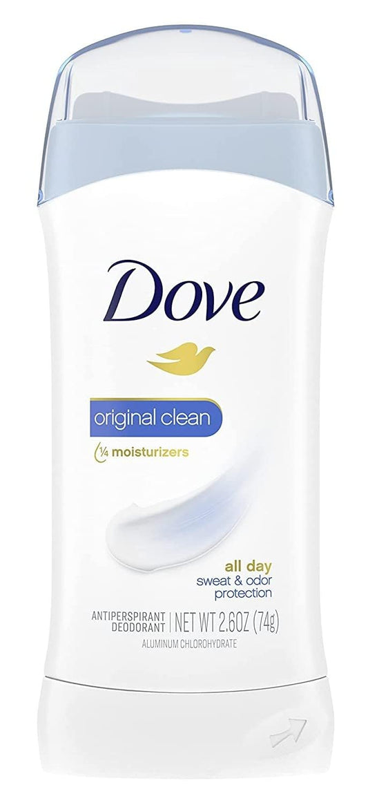 Dove Original Clean anti-perspirant deodorant stick, 2.6 oz (each)
