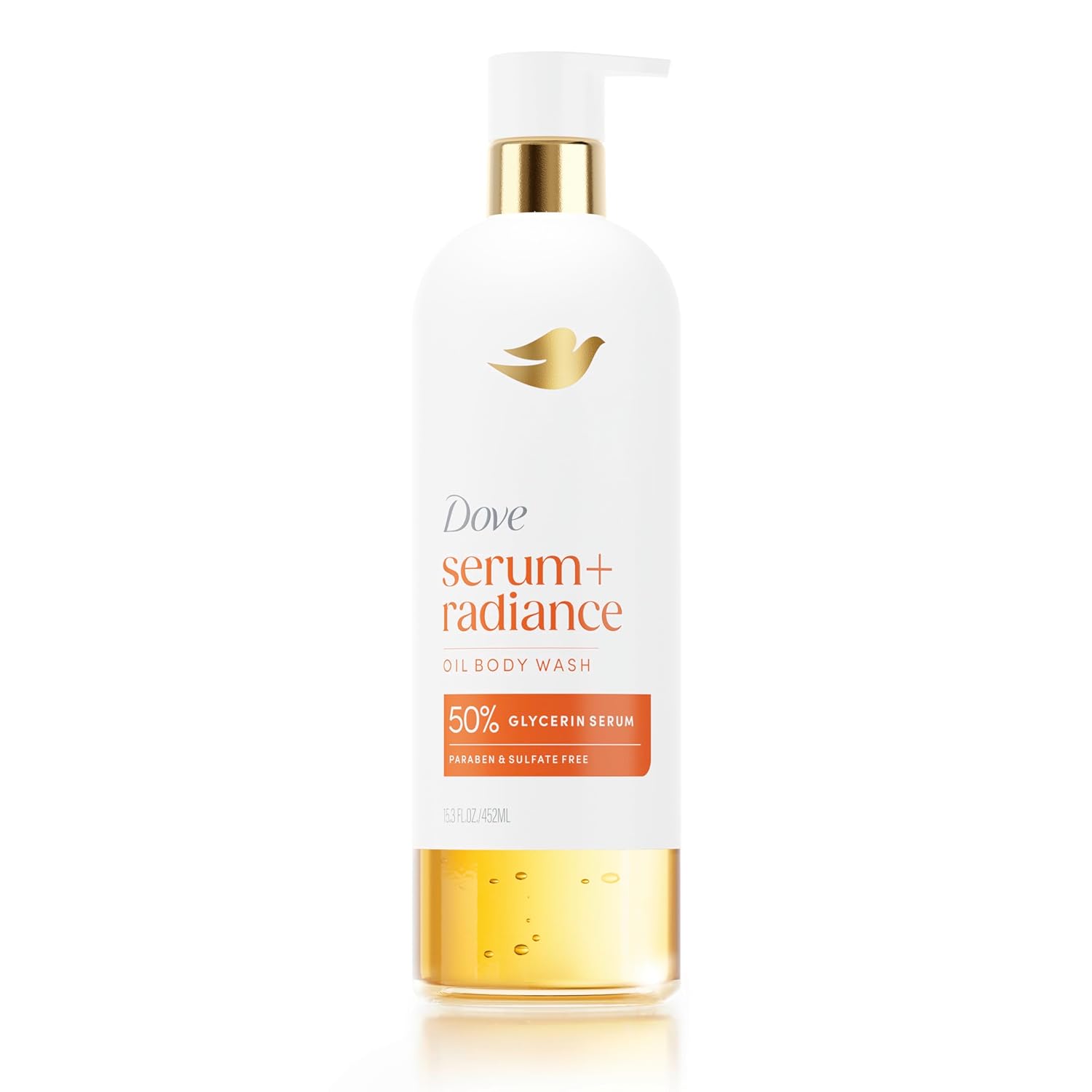 Dove Jojoba oil & Monoi Flower Oil Body Wash Serum + Radiance For Women for Hydrated & Repaired Skin 15.3 fl oz - Renee Lane Company