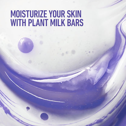 Dove Plant Milk Cleansing Bar Soap Macadamia Milk & Willow Lavender Serenity Seeker 4 Count for Moisturized Skin Gentle Cleanser, No Sulfate Cleansers or Parabens, 98% Biodegradable Formula 5 oz - Renee Lane Company
