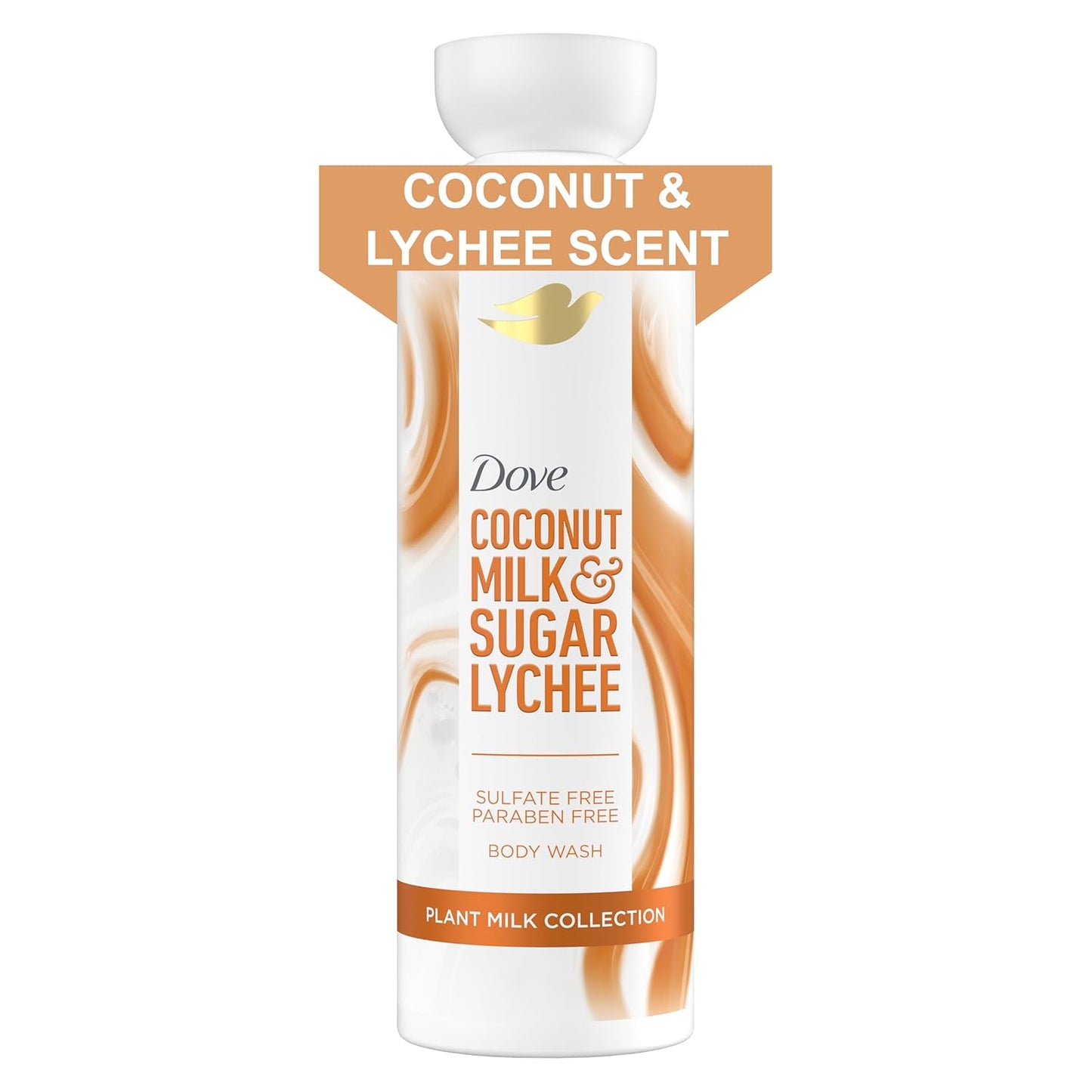 Dove Plant Milk Cleansing Body Wash Coconut & Lychee for Moisturized Skin Gentle Cleanser, No Sulfate Cleansers or Parabens, 98% Biodegradable 17.5 fl oz - Renee Lane Company