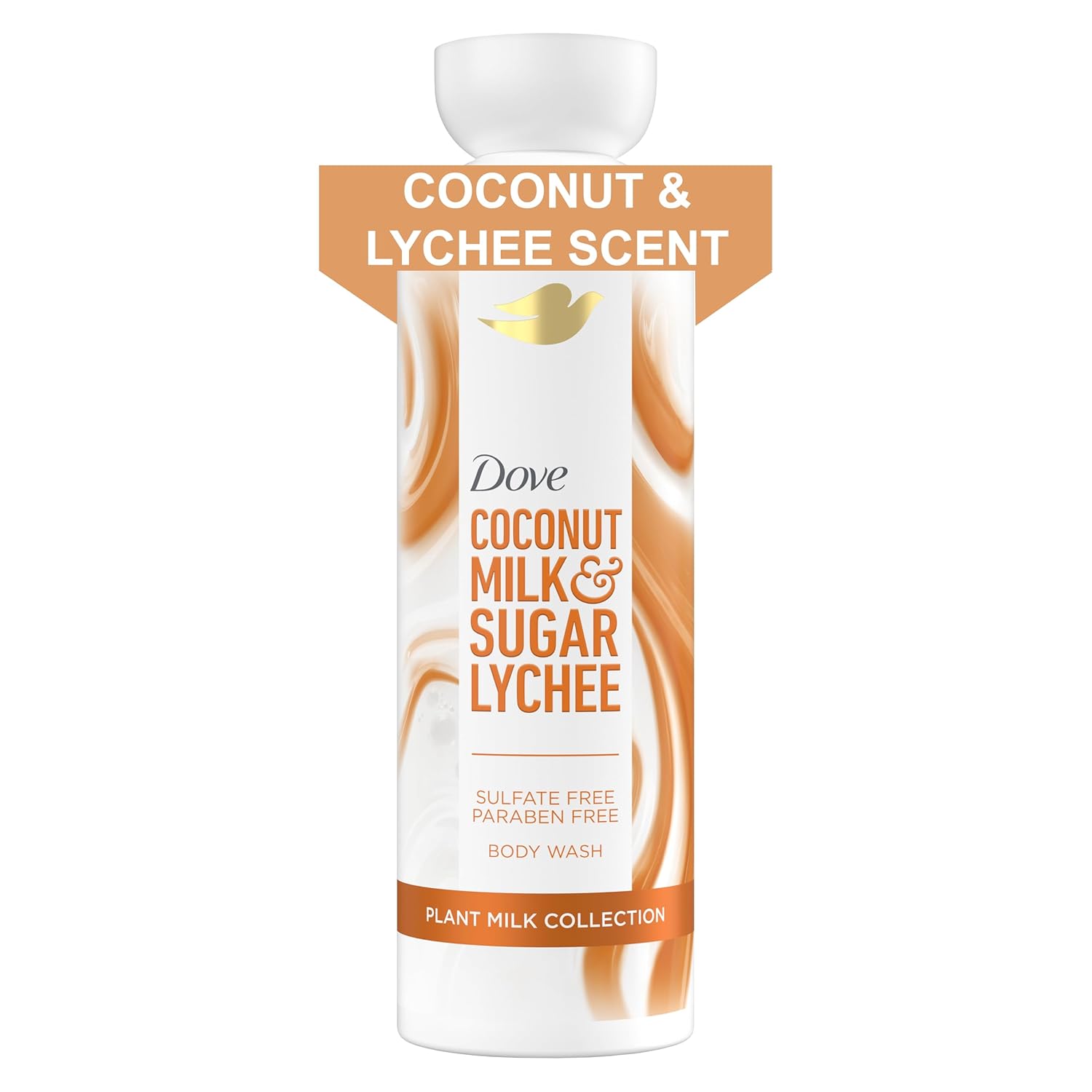 Dove Plant Milk Cleansing Body Wash Coconut & Lychee for Moisturized Skin Gentle Cleanser, No Sulfate Cleansers or Parabens, 98% Biodegradable 17.5 fl oz - Renee Lane Company