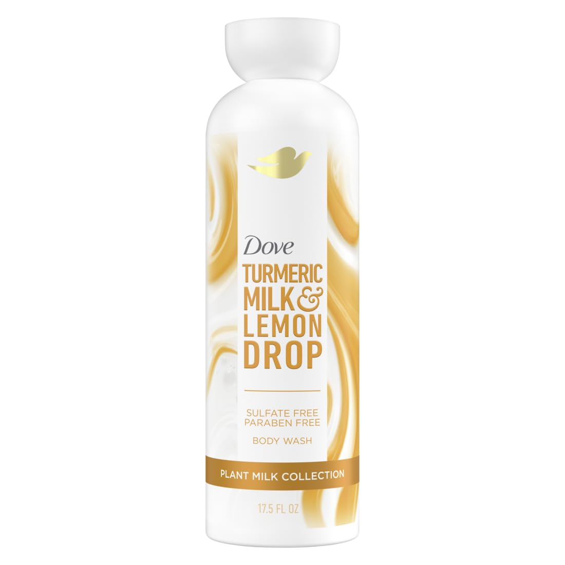 Dove Plant Milk Cleansing Body Wash Turmeric & Lemon for Moisturized Skin Gentle Cleanser, No Sulfates or Parabens, pH balanced 17.5 fl oz - Renee Lane Company