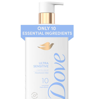 Dove Serum Body Wash Ultra Gentle hydrating cleanse with only 10 essential ingredients 18.5 Fl Oz - Renee Lane Company