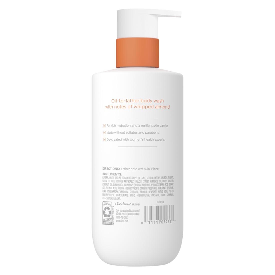 Dove Shower Body Oil Wash for Women - Ultra‑Moisturizing Feminine Wash For Dry & Itchy Skin, 14.2 oz - Renee Lane Company