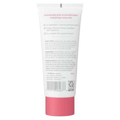 Dove Ultra Gentle Unscented Vulva Balm for Women - Hydrates Dry Intimate Skin-Perfect for Menopause, 3 oz - Renee Lane Company