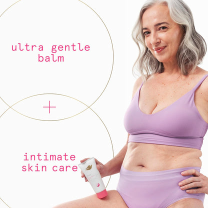 Dove Ultra Gentle Unscented Vulva Balm for Women - Hydrates Dry Intimate Skin-Perfect for Menopause, 3 oz - Renee Lane Company