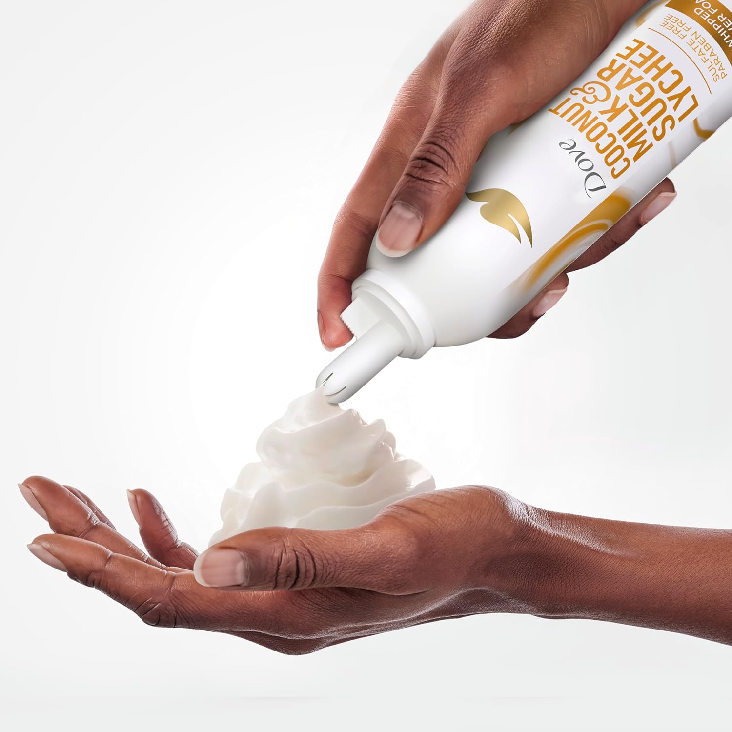 Dove Whipped Shower Foam Coconut & Lychee For Women for Hydrated & Soft Skin 10.3 OZ - Renee Lane Company