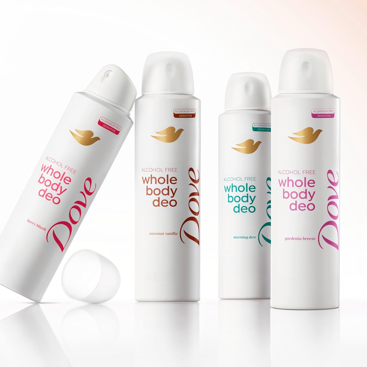 Dove Whole Body Deo Alcohol Free Deodorant Spray for Women Coconut Vanilla 4 oz - Renee Lane Company