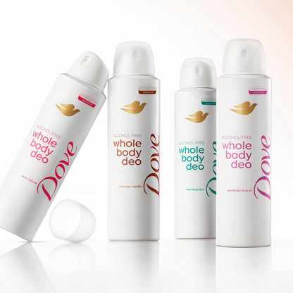 Dove Whole Body Deo Alcohol Free Deodorant Spray for Women Coconut Vanilla 4 oz - Renee Lane Company