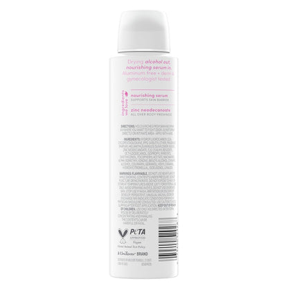 Dove Whole Body Deo Alcohol Free Deodorant Spray for Women Gardenia Breeze 4 oz - Renee Lane Company