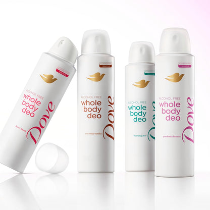 Dove Whole Body Deo Alcohol Free Deodorant Spray for Women Gardenia Breeze 4 oz - Renee Lane Company