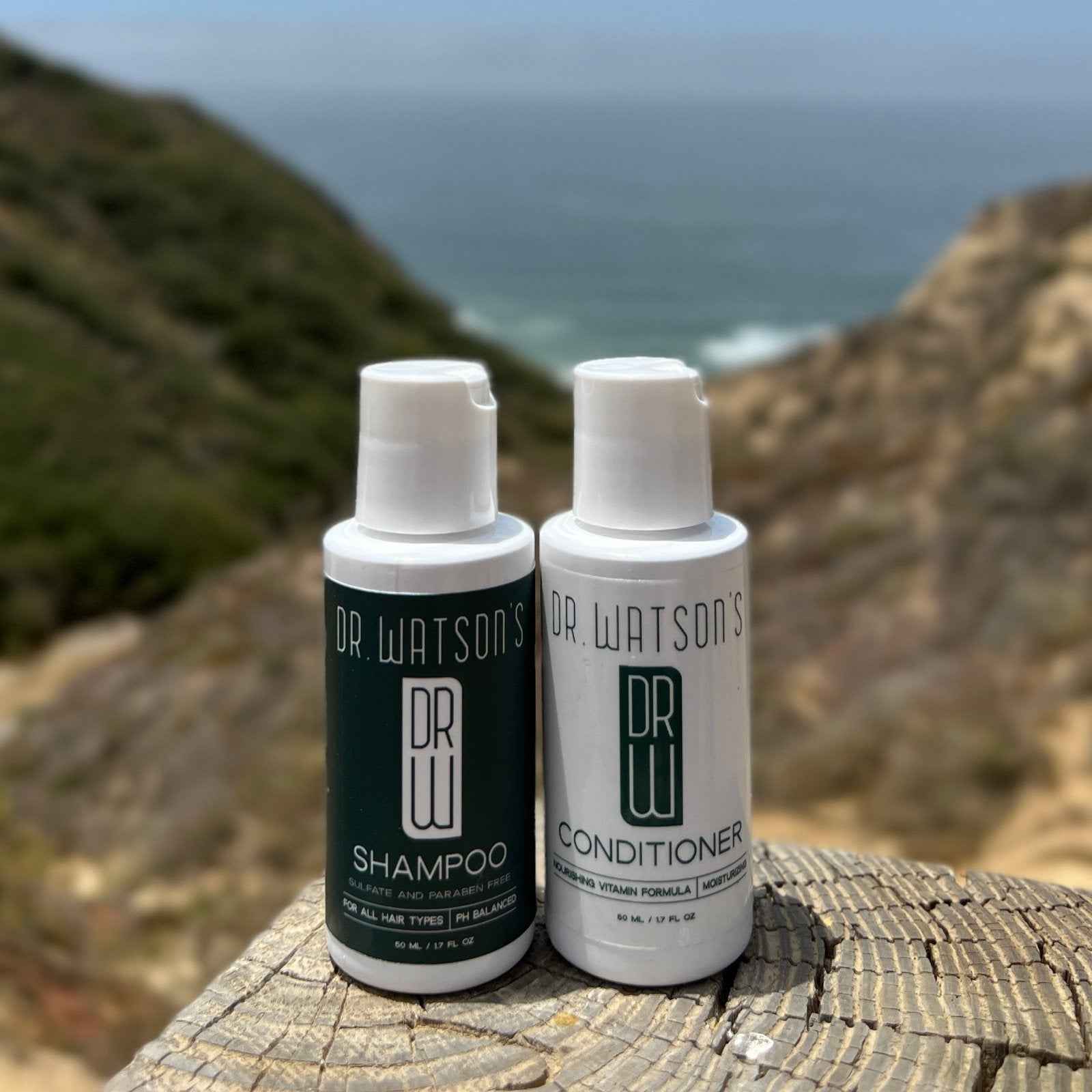 Dr. Watson's | Essential Shampoo & Conditioner Sample Pack | The Original | 2 Oz Each - Renee Lane Company