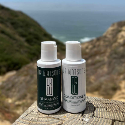 Dr. Watson's | Essential Shampoo & Conditioner Sample Pack | The Original | 2 Oz Each - Renee Lane Company