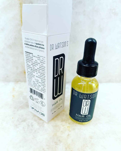 Dr. Watson's | Hair Oil | Nourishing and Moisturizing | 1 Oz - Renee Lane Company