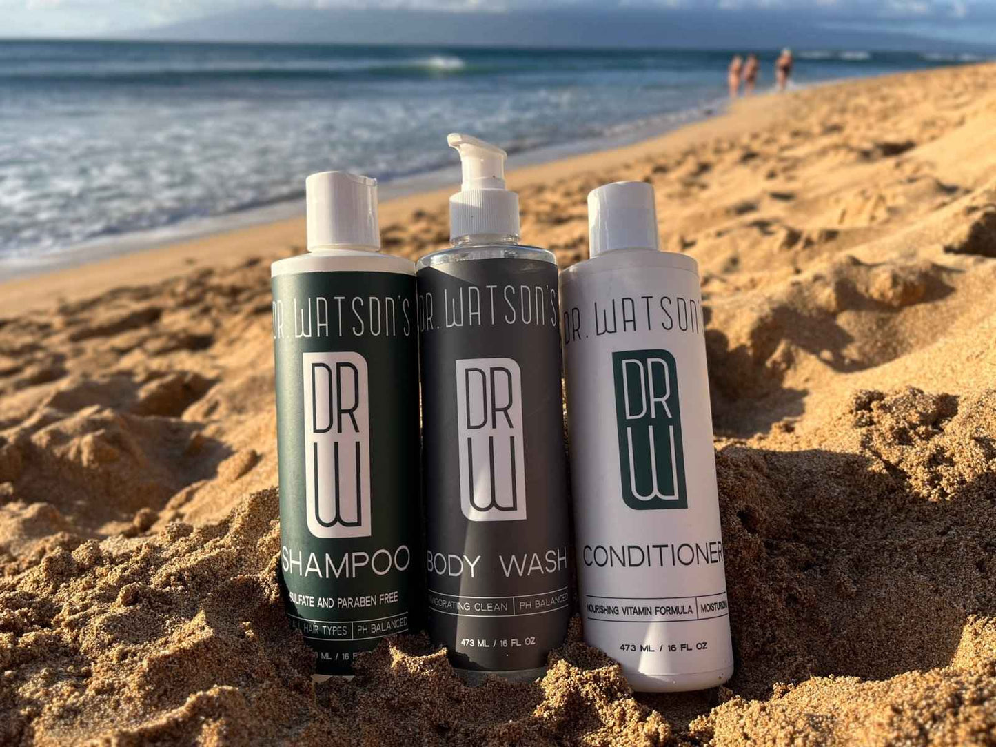 Dr. Watson's | Trio of Shampoo & Conditioner & Body Wash | 16 Oz Each - Renee Lane Company