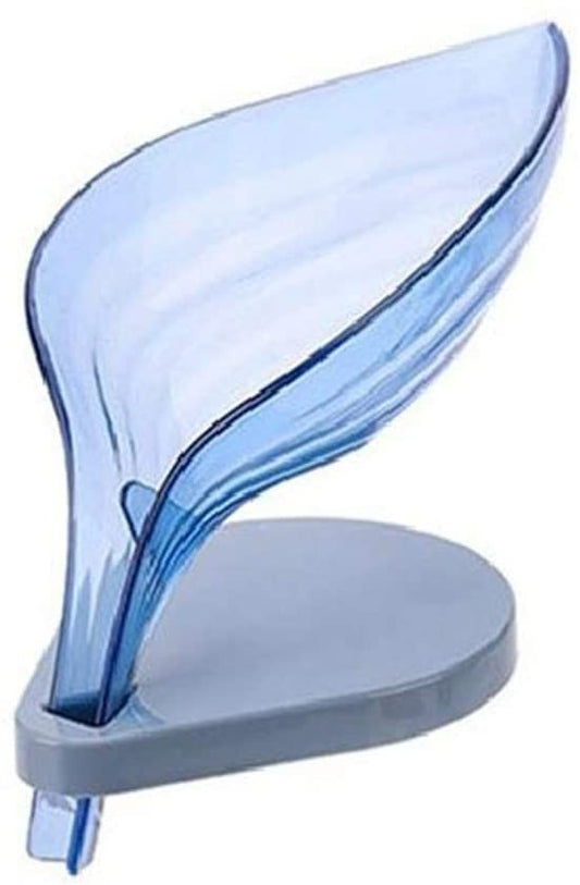 Drain Soap Leaf-Shaped Dish Bar Soap Holder Storage Rack Drain Soap Box for Bathroom Kitchen Sink Suction Cup Installation - Renee Lane Company