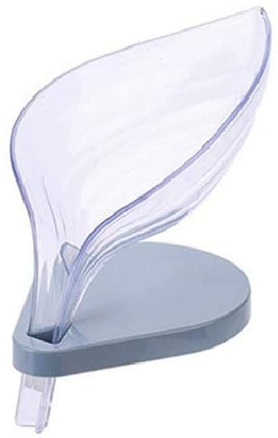 Drain Soap Leaf-Shaped Dish Bar Soap Holder Storage Rack Drain Soap Box for Bathroom Kitchen Sink Suction Cup Installation - Renee Lane Company