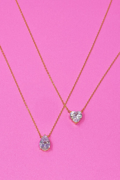 Dream It Solitaire Pendant Necklace - Renee Lane Company