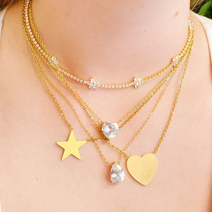Dream It Solitaire Pendant Necklace - Renee Lane Company