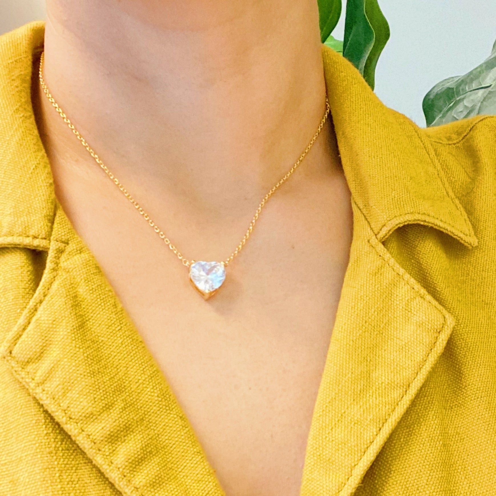 Dream It Solitaire Pendant Necklace - Renee Lane Company