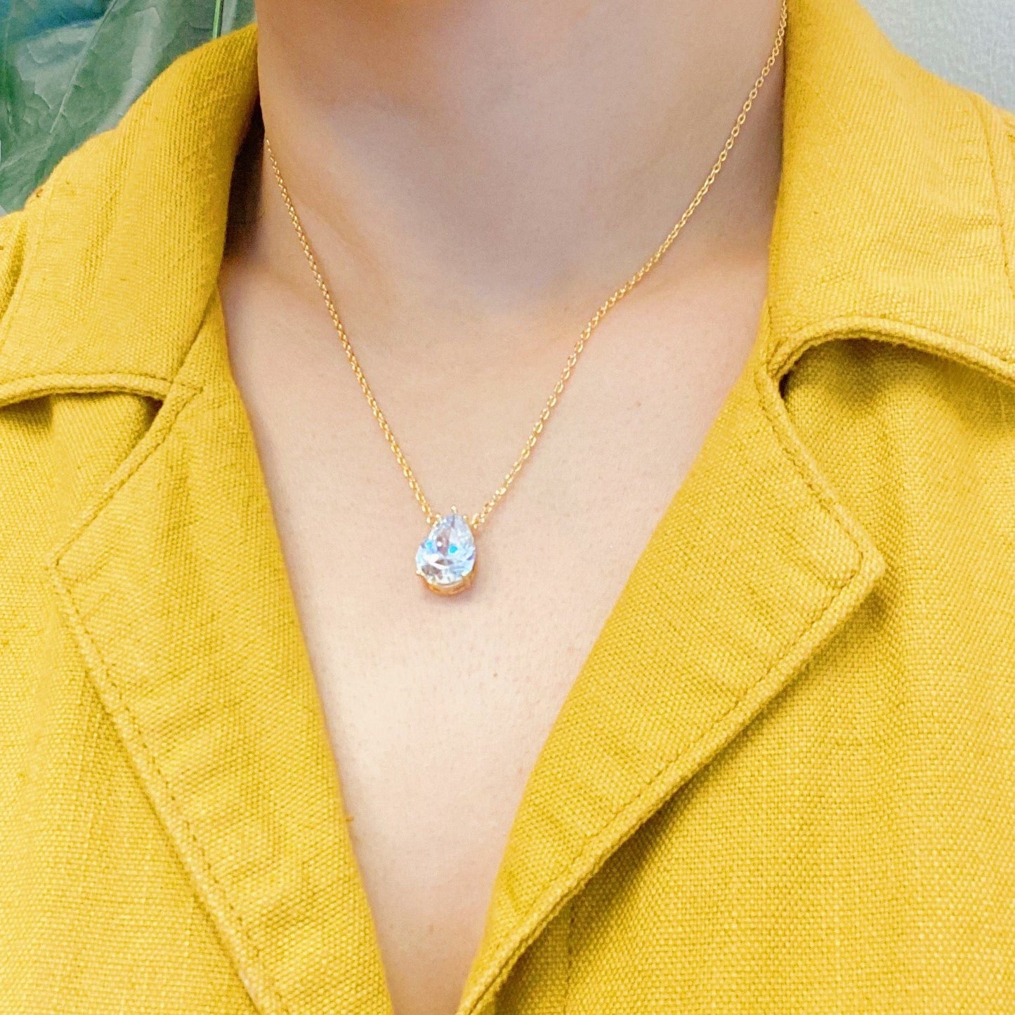 Dream It Solitaire Pendant Necklace - Renee Lane Company