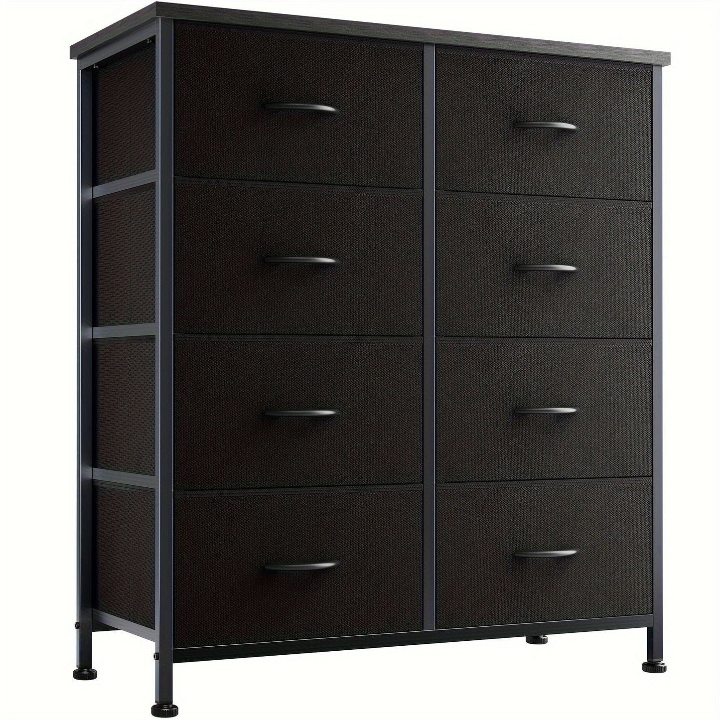 Dresser for Bedroom with 8 Drawers Tall Dresser & Chest of Drawers Fabric Dresser with Wood Top and Sturdy Steel Frame - Renee Lane Company