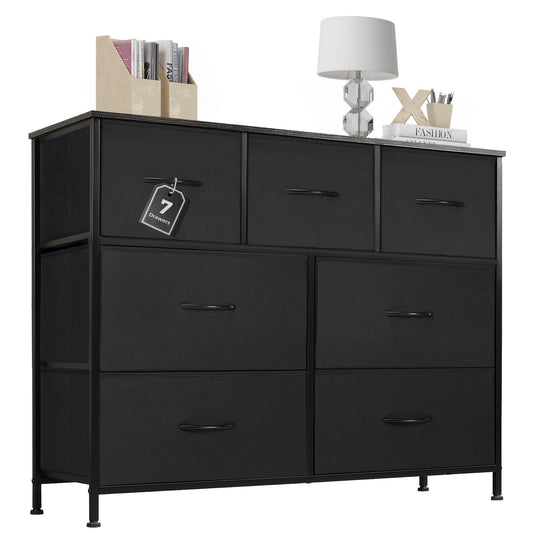 Dresser for bedroom 7 storage Spaces, assembled wardrobe lockers, bedroom furniture lockers - Renee Lane Company