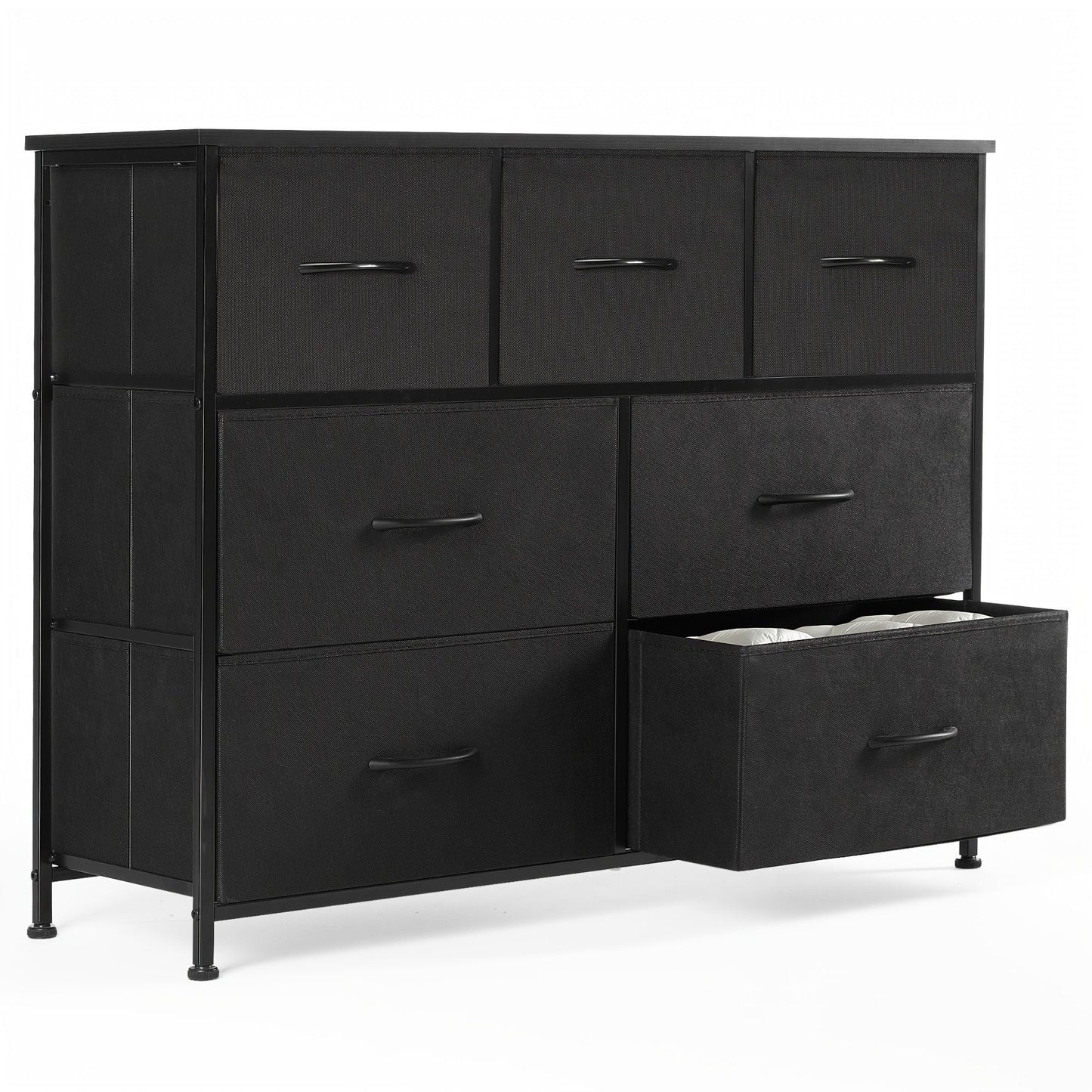 Dresser for bedroom 7 storage Spaces, assembled wardrobe lockers, bedroom furniture lockers - Renee Lane Company