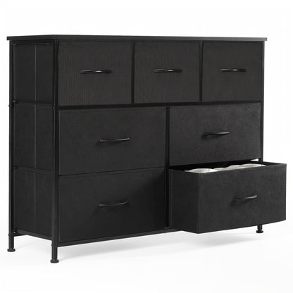 Dresser for bedroom 7 storage Spaces, assembled wardrobe lockers, bedroom furniture lockers - Renee Lane Company