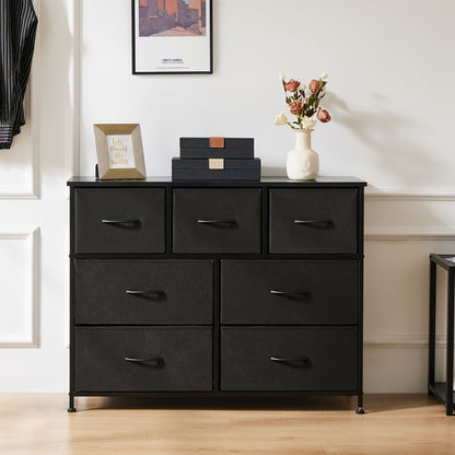 Dresser for bedroom 7 storage Spaces, assembled wardrobe lockers, bedroom furniture lockers - Renee Lane Company